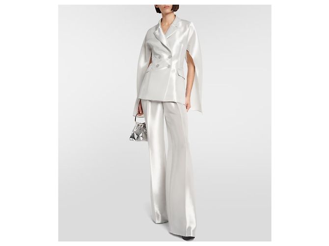 Max Mara Chaquetas Plata Gris - vista 3