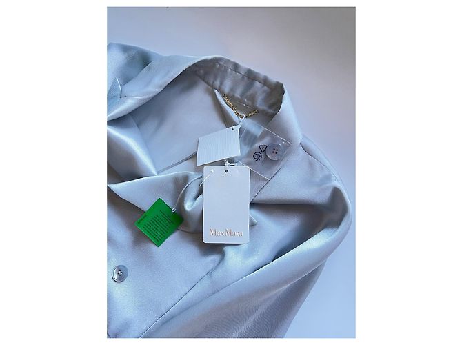 Max Mara Chaquetas Plata Gris - vista 7
