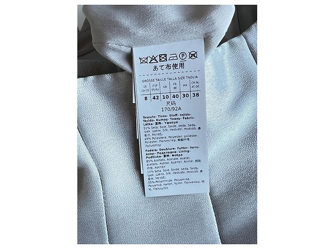 Max Mara Chaquetas Plata Gris - vista 9