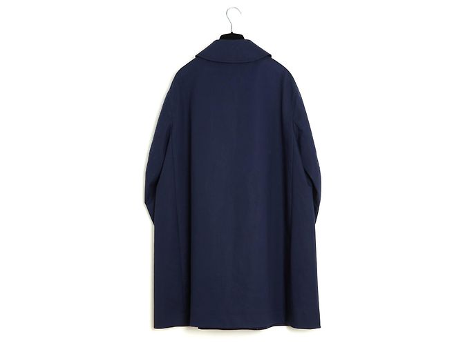 Alaïa Alaia 2015s Cappotto Trench Marino FR38 Oversized Impermeabile UK10 US8 - vista 5