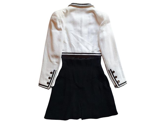 Completo Chanel 1995 Nero Bianco - vista 2