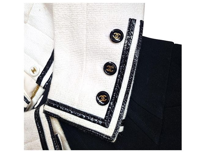 Completo Chanel 1995 Nero Bianco - vista 4