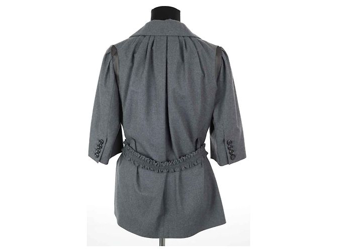 Louis Vuitton Graue Wollbluse - Ansicht 4