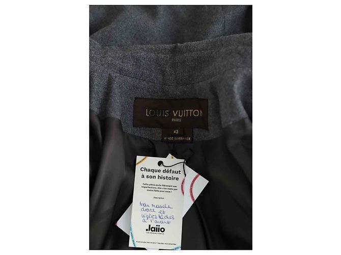 Louis Vuitton Graue Wollbluse - Ansicht 5