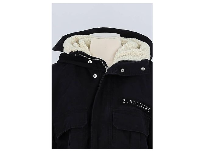 Zadig & Voltaire Cappotto in cotone nero - vista 2