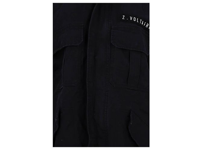 Zadig & Voltaire Cappotto in cotone nero - vista 3