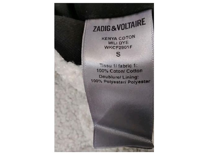 Zadig & Voltaire Cappotto in cotone nero - vista 8