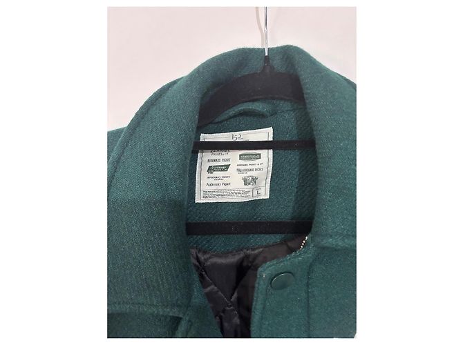 Giacca Teddy Audemars Piguet Verde Scuro e Pelle - vista 4