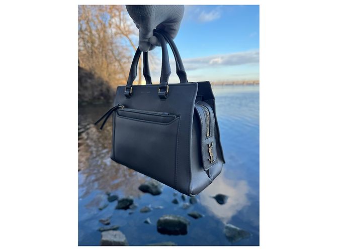 YSL Yves Saint Laurent Eastside Piccola Borsa 2WAY Grigia Grigio antracite - vista 3
