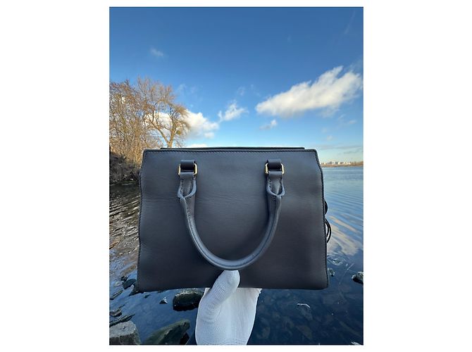 YSL Yves Saint Laurent Eastside Piccola Borsa 2WAY Grigia Grigio antracite - vista 5