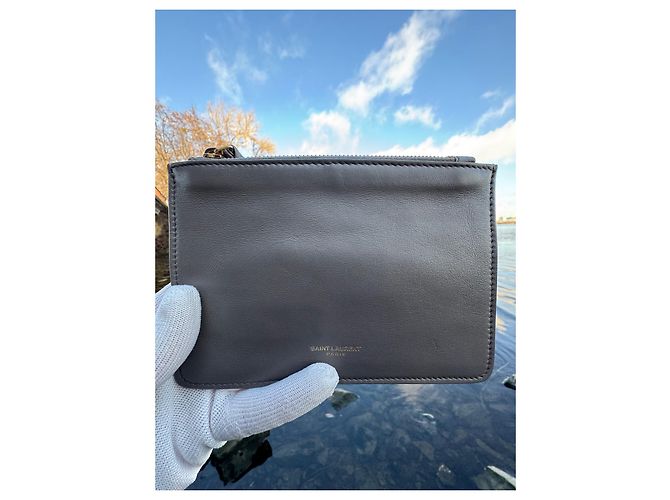 YSL Yves Saint Laurent Eastside Piccola Borsa 2WAY Grigia Grigio antracite - vista 8