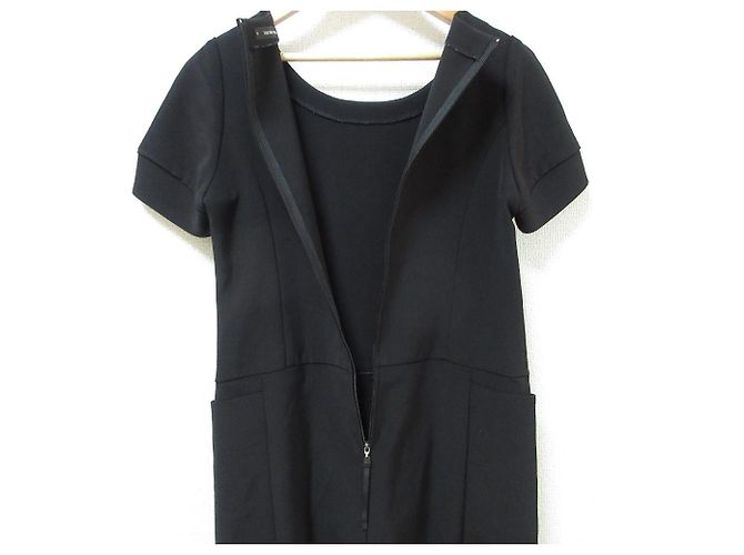 Autre Marque Stretch-Grosgrain-Kleid FOXEY NEW YORK Schwarz - Ansicht 4