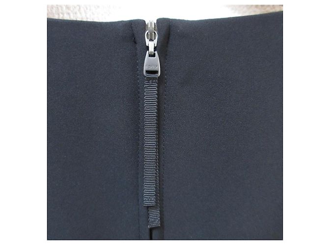 Autre Marque Stretch-Grosgrain-Kleid FOXEY NEW YORK Schwarz - Ansicht 5