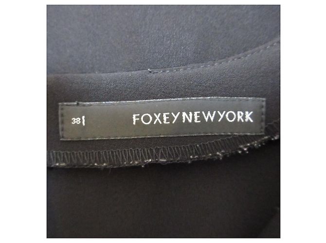 Autre Marque Stretch-Grosgrain-Kleid FOXEY NEW YORK Schwarz - Ansicht 9