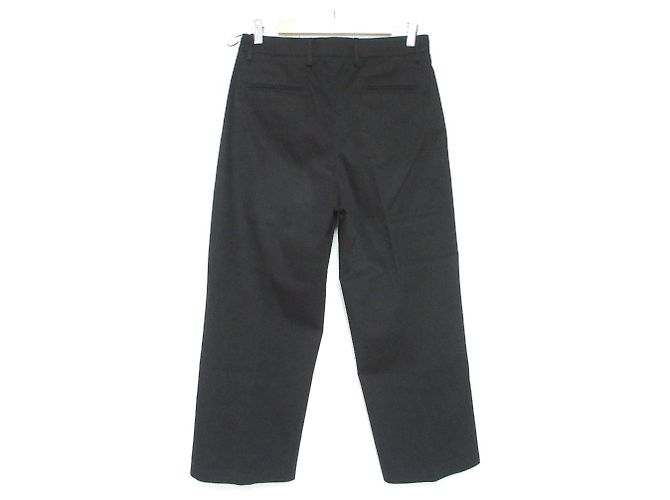 Autre Marque N°21 Stretch Weite Gerade Cropped-Hose Schwarz - Ansicht 2