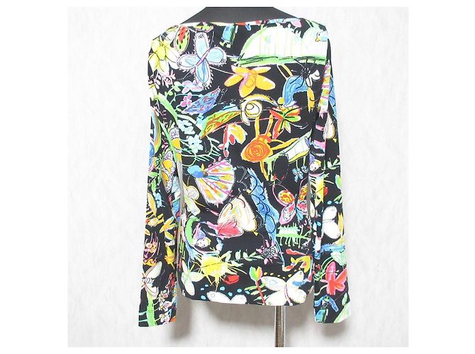 Camiseta de manga larga Moschino Negro Multicolor - vista 2