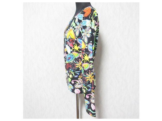 Camiseta de manga larga Moschino Negro Multicolor - vista 3