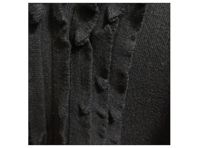 Top de punto de manga corta Burberry Negro - vista 2