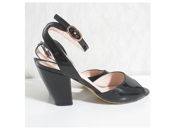 Autre Marque Sandali in vernice Repetto Nero - vista 3