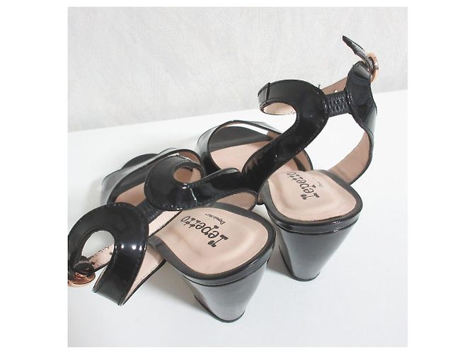 Autre Marque Sandali in vernice Repetto Nero - vista 5