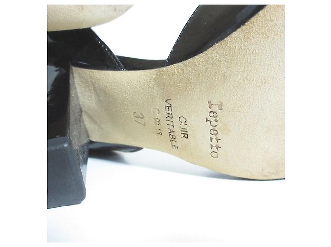 Autre Marque Sandali in vernice Repetto Nero - vista 9
