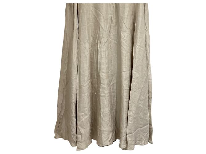 Autre Marque Vestido largo de mezcla de lino Banana Republic - vista 4