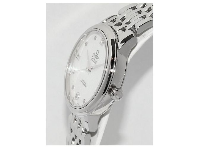 Omega De Ville Prestige Schmetterling Edelstahl Silber - Ansicht 3