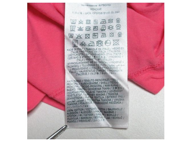 Autre Marque Camiseta de algodón con estampado de logo Dsquared2 Rosa - vista 6