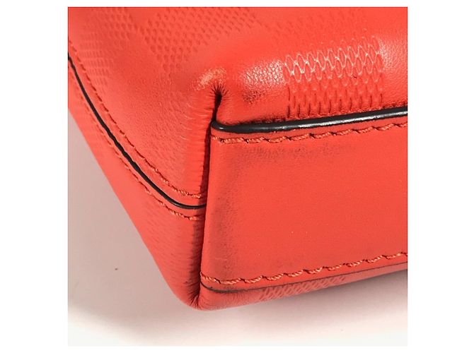 Borsa Pochette District Damier Infini Louis Vuitton Rosso - vista 7
