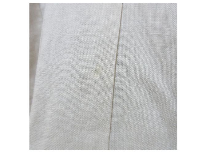 Sybilla Leinen Cocoon Kleid Beige - Ansicht 13