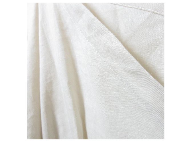 Sybilla Leinen Cocoon Kleid Beige - Ansicht 4