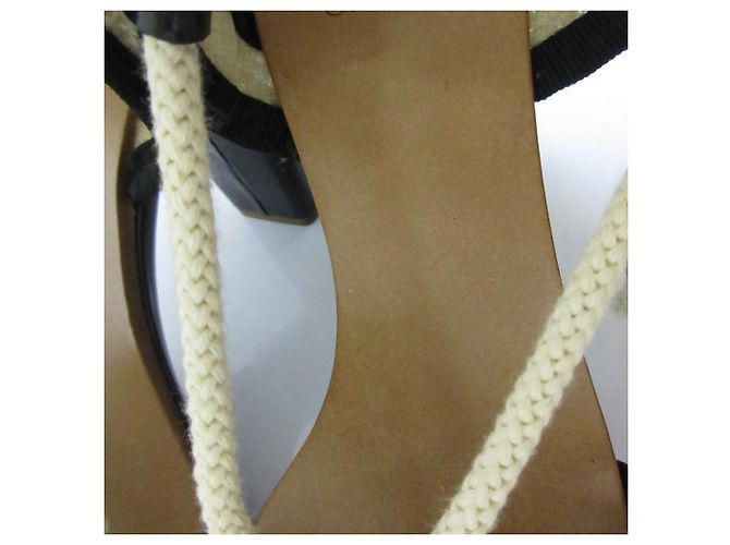 Chloé Sandali con tacco alto e lacci See By Chloe Nero Beige - vista 9
