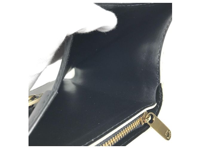 Billetera Bifold Compacta con Cremallera Suhali Louis Vuitton Negro - vista 11