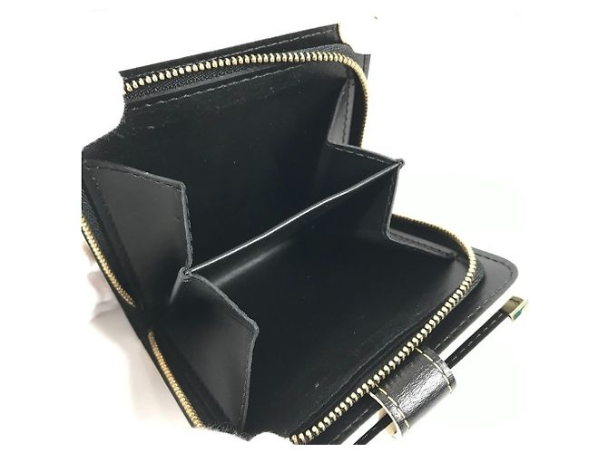 Billetera Bifold Compacta con Cremallera Suhali Louis Vuitton Negro - vista 13