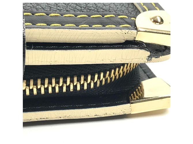 Billetera Bifold Compacta con Cremallera Suhali Louis Vuitton Negro - vista 16