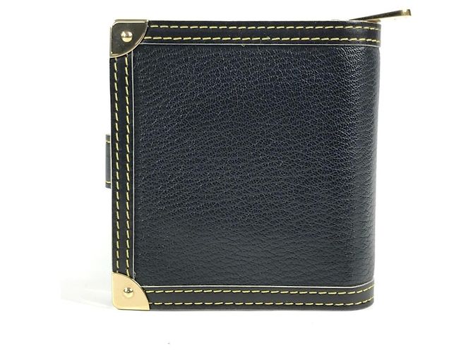 Billetera Bifold Compacta con Cremallera Suhali Louis Vuitton Negro - vista 17