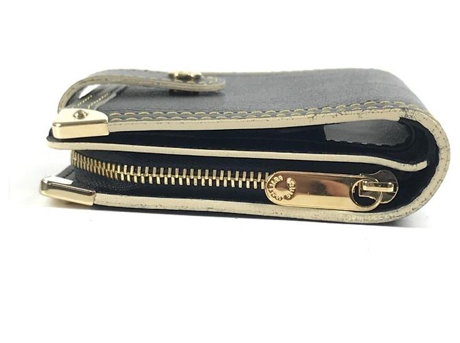 Billetera Bifold Compacta con Cremallera Suhali Louis Vuitton Negro - vista 2