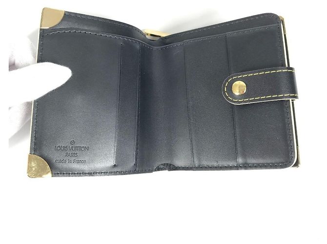 Billetera Bifold Compacta con Cremallera Suhali Louis Vuitton Negro - vista 9
