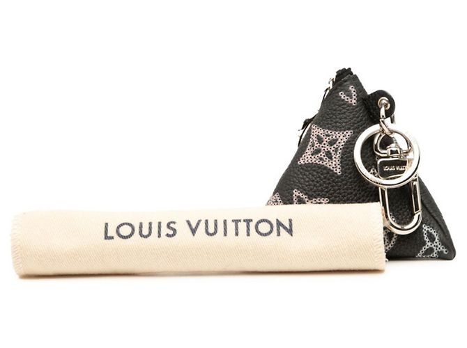 Charm Berlingo in Monogram Mahina di Louis Vuitton Nero Rosa - vista 7