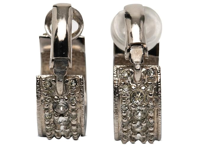 Orecchini a clip con strass Chanel Coco Mark D'oro - vista 2