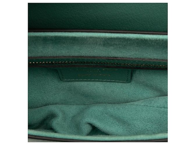 Borsa Saddle Mini Dior in Pelle di Capra Verde Verde chiaro - vista 4