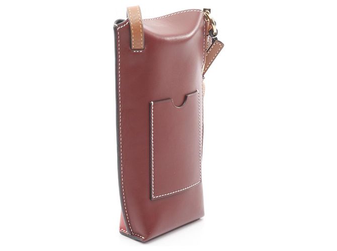 Borsa a Spalla Gate Pocket di Loewe Marrone Rosso - vista 2