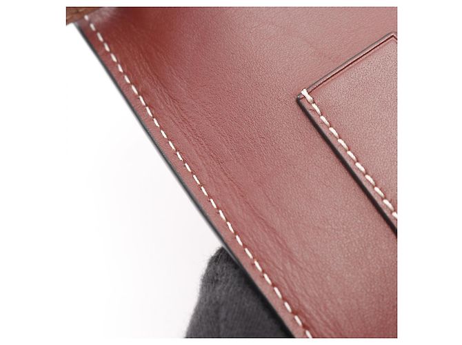 Borsa a Spalla Gate Pocket di Loewe Marrone Rosso - vista 7
