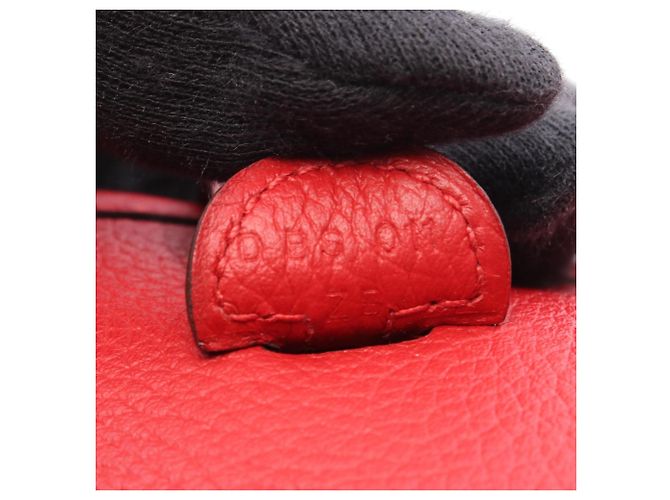 Borsa a Spalla Hermès Evelyn TPM Rouge Cou Rosso - vista 4