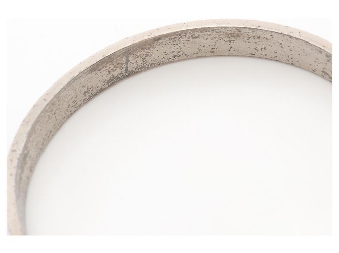Bracciale Kelly Hermès in pelle verde e acciaio Argento - vista 6