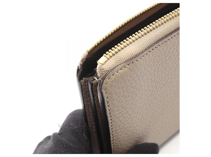 Cartera Larga Comet Galle Louis Vuitton Beige - vista 7