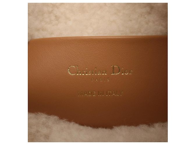 Borsa Christian Dior DiorAlps Toujours Vertical Nano Macrocannage Marrone Bianco - vista 4