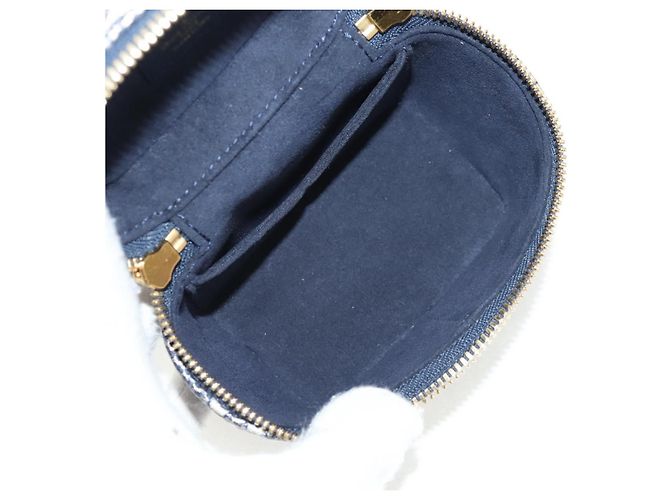 Louis Vuitton Vanity Case Monoglam aus Jacquard-Canvas Micro Marineblau - Ansicht 5