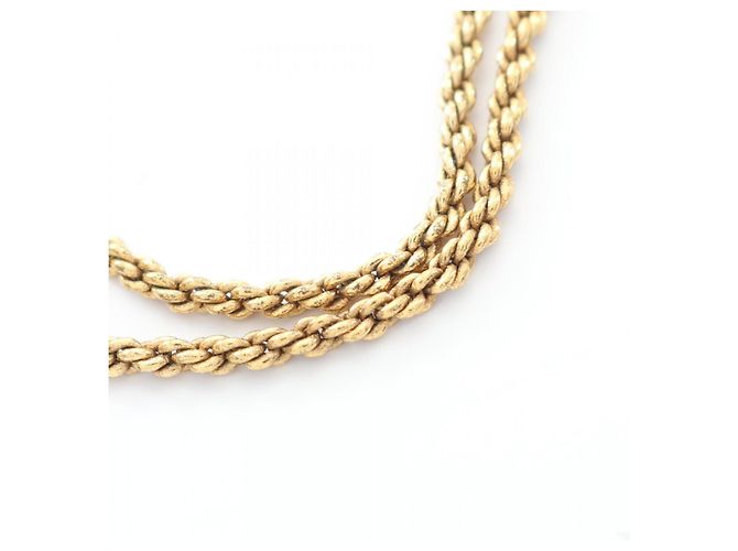 Collana in strass placcata oro Christian Dior D'oro - vista 7