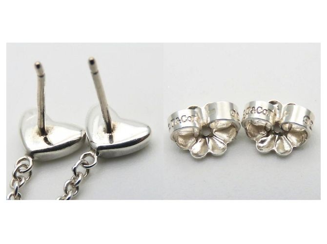 Orecchini a goccia a forma di cuore Tiffany & Co. Argento - vista 10
